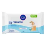 Niisked salvr&auml;tikud NIVEA BABY Pure Water, 57 tk