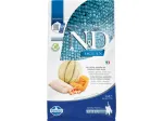 Farmina N&D Ocean kuivtoit kassidele tursaga, krevettide, k&otilde;rvitsa ja meloniga, 300 g