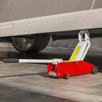H&uuml;drauliline auto t&otilde;stuk 2 t, 120&ndash;300 mm, punane-kollane