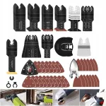 Einhell, Makita DTM51Z, Dremel, Parkside 116-osaline multifunktsionaalsete noade komplekt