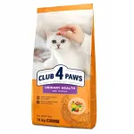 Kuiv kassitoit CLUB 4 PAWS kuseteede tervise toetamiseks, 14 kg