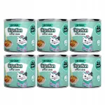 VetExpert Mr. Bandit kassidele supp kanaga seedimise toetamiseks, 6 x 95 ml