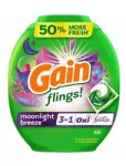 Pesugeelikapslid Gain Flings Moonlight Breeze 3in1, 102 tk