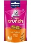 Vitakraft Crispy Crunch kuiv kanamaitseline maius kassidele, 60 g