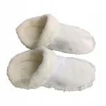Laste soojad pesemisv&otilde;imelised sussid, 21 cm, valged