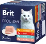 Brit Premium CAT Mousse m&auml;rg kassitoit multipakk, segatud maitsed, 8x85g