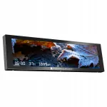 TROFEO Vision 9,16" LCD-ekraan must 1920 x 480