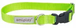 Koera kaelarihm Amiplay Samba, reguleeritav, roheline, M, 25&ndash;40 x 2 cm