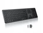 Traadita Bluetooth klaviatuur TECURS WK016, topeltliides