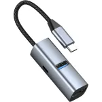 USB-C jagaja Mobile Origin 3in1, 100W, HDMI, USB-A, 5 Gb/s, kompaktne