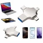 M&auml;lupulk 256GB 4in1 USB-C, Micro USB, OTG, nutitelefonidele
