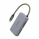 Ugreen CM868 USB-C kaardilugeja 170 MB/s 3 SD TF pesa, hall