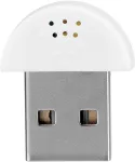 Mini USB mikrofon valge arvutile ja s&uuml;learvutile