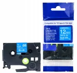 Lint Brother, 12 mm, sinine valge tekstiga, TZe-535