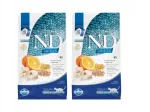 Kassitoit FARMINA N&D Ocean tursaga ja apelsinidega, t&auml;iskasvanutele, 2 x 300 g