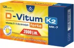 Toidulisand D-Vitum forte 2000 IU K2 (MK-7) 120 kapslit
