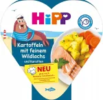 HiPP BIO &ouml;koloogiline l&otilde;he p&uuml;ree juurviljade ja kartulitega rikastatud OMEGA 3 ja 6-ga