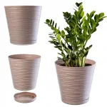 15 cm plastikust lillepott jalaga