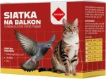 Balkoniv&otilde;rk kassidele ja tuvidele, 4x2 m, 50 mm silmad, paigaldus ilma puurimiseta