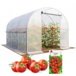Kasvuhoone 3x2 m, tsingitud metallraam, valge kilega, tomatitele