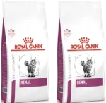 ROYAL CANIN RENAL kuivtoit kassidele, 2 x 4 kg