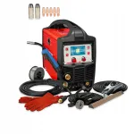 WELDMAN MIG/MAG/TIG/MMA 200A IGBT keevitusmasin LCD-ga, 4x4 komplekt