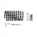 Paulmann YourLED RGB LED-ribade komplekt 3m, must, pult, 12V