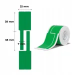 Kaabelisildid NIIMBOT, rohelised, 25x76 mm, 200 tk, sobivad B1, B21/B21