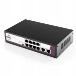 V&otilde;rgu l&uuml;liti Spacetronik SP-SF1010P, 10 porti, 100 Mb/s, 8 PoE, 2 uplink, 120 W