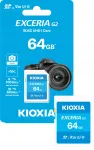 KIOXIA 64GB SD Exceria gen2 UHS I U3 m&auml;lukaart