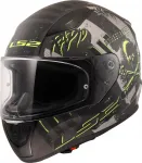 Motomatkuri kiiver LS2 FF353 RAPID II PIRATES, matt titaanhall, ECE 22.06 sertifikaadiga