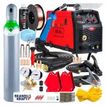 Poolautomaatne keevitusmasin IDEAL PRAKTIK MIG 211 IGBT MMA FLUX, 230V, 200A, 3in1