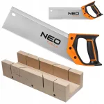 K&auml;sisaag NEO RIDGE 350mm 13TPI puidust hoidlaga alustalade l&otilde;ikamiseks