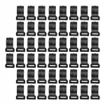 Telgi postide klambrid, 50 tk, elastsed, sobivad kuni 20 mm paksustele torudele