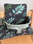 Puuvillane padi Stokke Tripp Trapp 2in1 lehestiku mustriga must/grafiit