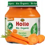 HOLLE BIO k&ouml;&ouml;giviljap&uuml;ree beebidele porgandiga, alates 5 kuud, 125 g