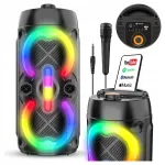Kaasaskantav Bluetooth k&otilde;lar 20 W, USB, karaoke, RGB valgustus