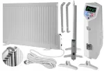Elektriline &otilde;liradiaator 2000 W, ECO, valge, LCD, 114 x 60 cm