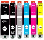 Canon PGI-530 CLI-531 XL tindikassetid PIXMA TS8750 TS8751 printeritele