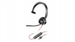 Juhtmega k&otilde;rvaklapid POLY Blackwire 3310 Microsoft Teams sertifikaadiga, USB-A