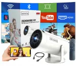 Kaasaskantav mini projektor Android WiFi 360 Full HD 4K Bluetoothiga