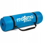 Spordimatt Maximo Fitness, sinine, 183x60x1,2 cm, rihmaga, NBR