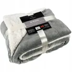 Kahepoolselt hall sherpa pleed, 150x200 cm