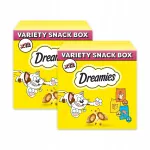 Kassile kr&otilde;bedate sn&auml;kkide komplekt DREAMIES erinevates maitsetes, 12 x 60 g (2 pakki)