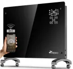 Elektriline klaasist konvektor TRESKO, 2000 W, IP24, WiFi