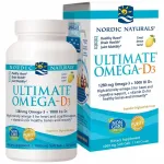 Toidulisand Nordic Naturals Ultimate Omega 1280 mg Omega-3 + D3, 120 kapslit