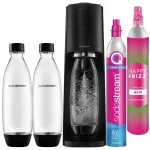 SodaStream TERRA must mullitaja, 2 FUSE 1 l pudelit, 2 CO2 ballooni