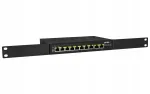 8 pesa PoE l&uuml;liti koos 2 RJ45 pesaga PX-S10-P8-U2G-TP120HI, rack-montaaž