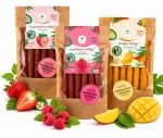 Naturalnie Zdrowi puuviljasn&auml;kk maasika, mango ja vaarika maitsega, 3 x 50 g