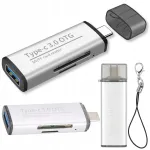 USB-C m&auml;lukaartide lugeja HUB USB 3.0 OTG adapter